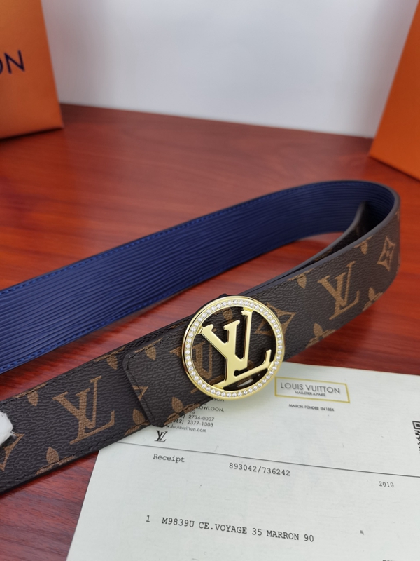 激安ルイヴィトンベルト素材ディテール